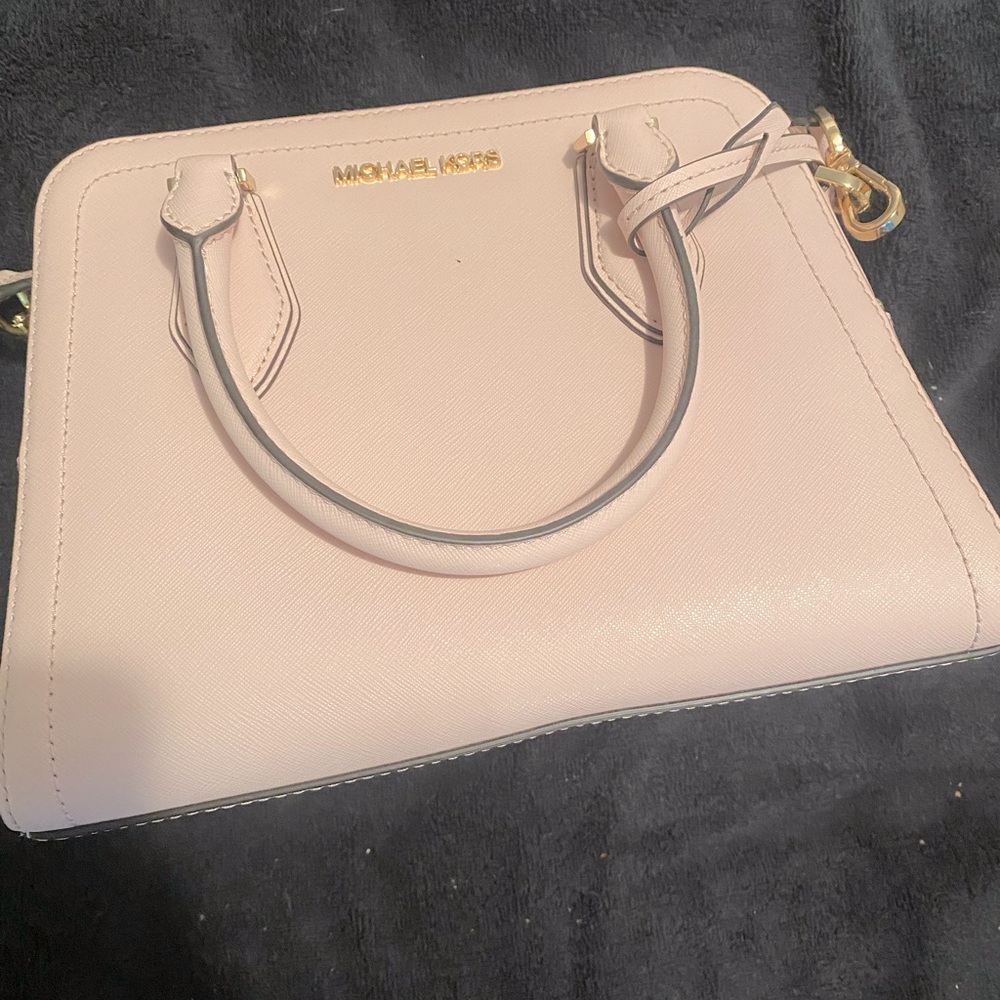 Michael Kors “Ayden” satchel in powder blush